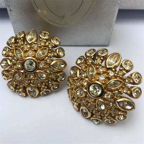 christian dior vintage earrings|farfetch Christian Dior jewelry.